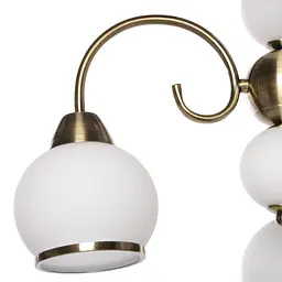 Люстра стельова Brille класична LED E27 60W BZ (LK-264C/3) - мініатюра 5