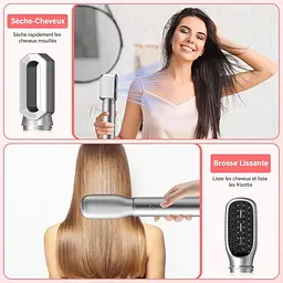 Повітряна щітка Onftrym Air Styler 6 в 1 з феном, щітка для повітродувки потужністю 1000 Вт із 3 регульованими температурами - мініатюра 2