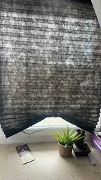 Жалюзі-плісе самоклейні на вікна 60 x 180 см чорні (BLINDS-BLACK60X80) - мініатюра 5