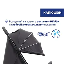 Прогулянкова коляска Chicco Goody Xplus чорна (87040.31) - мініатюра 6