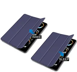 Чохол-книжка BeCover Smart Case для Apple iPad Pro 11 M4 2024 Насичено-синій (711622) - мініатюра 7