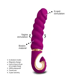 Вібратор Gvibe Gjack 2 Mini 19 см (фіолетовий) - мініатюра 8