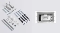 Інсталяція для унітазу Koer KT-0501-01 (з пан. змиву KT-0601-01 Хром + звукоіз.) KR5168 - мініатюра 4