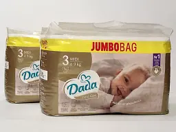 Підгузки Dada Extra Care MIDI Bag Розмір 3 Junior, 4-9 кг. 192 шт