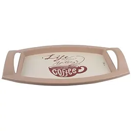 Таця для сервірування Violet House 0081 Cappuccino, 32x44,5x8 см (0081 Cappuccino 32*44,5*8 см) - мініатюра 3