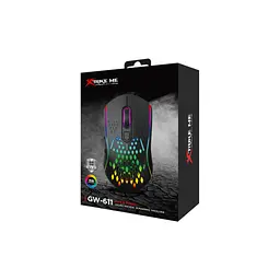 Мишка Xtrike ME GW-611 Wireless RGB Black (GW-611) - мініатюра 7