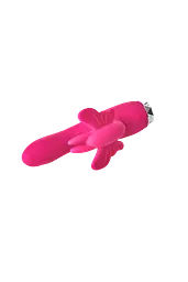 Вібратор кролик Dream Toys Flirts Butterfly Vibrator Pink - мініатюра 6