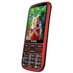 Мобільний телефон Sigma Comfort 50 CF211 DS TYPE-C Red (UA UCRF) - мініатюра 2