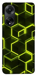 Чохол Demsky Neon hexagon для Oppo A58 4G