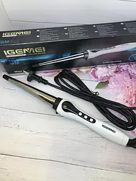 Профессиональная конусная плойка для локонов Gemei GM-403