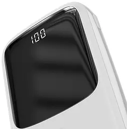 Портативна батарея Powerbank Baseus Q-Pow Digital Display With Type-C Cable 10000 mAh PPQD-A02 White - мініатюра 4