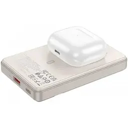 Зовнішній акумулятор Hoco Q18 Tourer магнітний 10000mAh білий 6942007605199 - мініатюра 3
