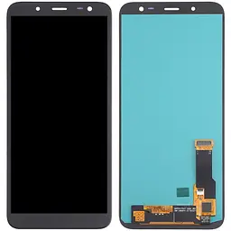 Дисплей Samsung J600 Galaxy J6 чорний, OLED