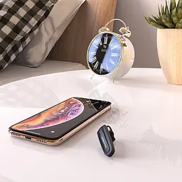 Bluetooth моно-гарнітура Borofone BC21 Чорний - мініатюра 4