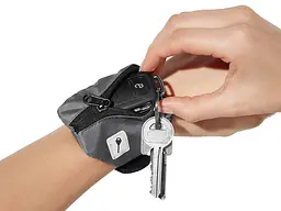 Сумка-чохол для ключів на липучці на руку для бігу Crivit IAN278802-1 Сірий - мініатюра 2