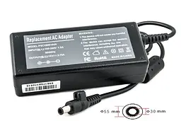 Блок живлення для ноутбуків PowerPlant SAMSUNG 220V, 16V 60W 3.75A (5.5 x 3.0) (SA60D5530)