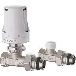 Комплект для підключення радіатора Roho R5161-050K - 1/2" прямий (антипротечка) RO0119