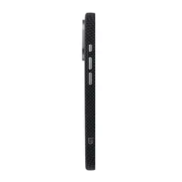 Карбоновый чехол для Apple iPhone 17, LikeCarbon2 MagCase, черный, тонкий защитный чехол-панель из поликарбоната с магнитами N52, MagSafe, противоударный, совместим с беспроводной зарядкой, приподнятые края для защиты камеры, ArmorStandart (ARM88379) - мініатюра 6