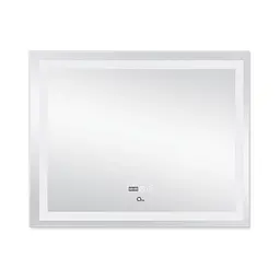 Дзеркало Qtap Mideya з антизапотіванням (DC-F614) 1000x800 QT2078F614W, Білий - мініатюра 4
