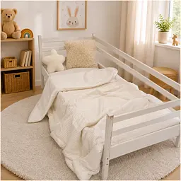 Плед дитячий MirSon Premium Pique White 150х220 см (2200013893578) - мініатюра 8