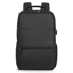 Рюкзак міський розширюваний Tigernu T-B3905 38л з USB для ноутбука 19" Black (17055) - мініатюра 2