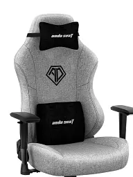 Крісло ігрове Anda Seat Phantom 3 Size L Grey (AD18Y-06-G-F) - мініатюра 5