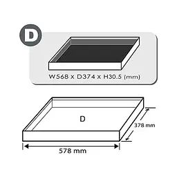 Набір інструментів Toptul в ложементі 1/4", 1/2" 133 шт. (GEDD348) - мініатюра 2