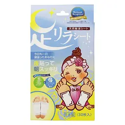 Детокс-пластирі Megumi Foot Relax Sheet Rose для ніг (троянда) 30 шт