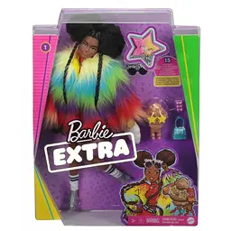 Лялька Barbie Екстра у веселковій накидці (GVR04) - мініатюра 5