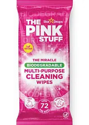 Вологі серветки для збирання The Pink Stuff Multi-Purpose Cleaning Wipes 72 шт (5060033823965)