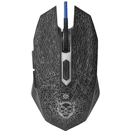 Комп'ютерна мишка Defender Shock GM-110L 6кн. 3200dpi (+килимок) підсвітка (52110)