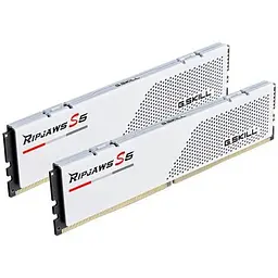 Модуль пам'яті G.Skill DDR5 64GB (2x32) Ripjaws S5 6000Mhz White XMP 3.0 (F5-6000J3040G32GX2-RS5W) Б/в - мініатюра 3