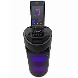 Акустична система 1.0 Media-Tech 30W, Bluetooth/FM/AUX/SD/USB/КАРАОКЕ/LED чорна (MT3165) - мініатюра 5