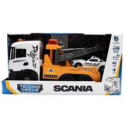 
Ігровий набір Евакуатор Scania з машиною поліції TechnoDrive 3004KS серії Mid Truck