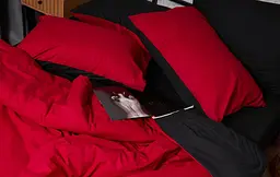 Набір наволочок Moon&Star Бязь Gold Люкс Cherry Black 50х70 см 2 шт - мініатюра 2