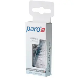 Довгі міжзубні щітки Paro Swiss Isola Long середні циліндричні 8 мм 5 шт. зелені (Esro AG) - мініатюра 2