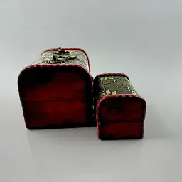 Скриньки набір 9х12.7х9.5 см 6х8.7х6 см 2 шт - мініатюра 3