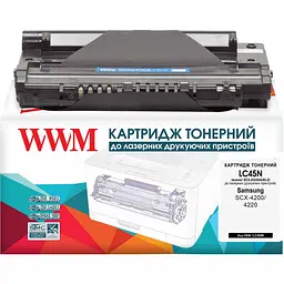 Картридж тон. WWM для Samsung SCX-4200/4220 аналог SCX-D4200A/ELS Black ( 3200 ст.) (LC45N) - мініатюра 1