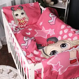 Комплект постільної білизни MirSon Ranforce Elite 17-0699 LOL Dolls 143 x 210 см (2200010456721) - мініатюра 3