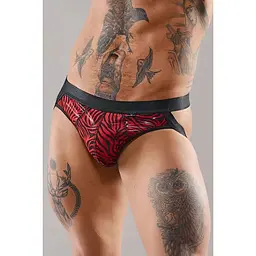 Труси Regnes Fetish Planet Jockstraps M червоний-чорний