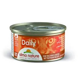 Консервований корм Almo Nature Шматочки в соусі з індичкою та качкою для кішок (85 гр)