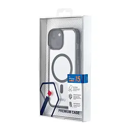 Чохол WIWU Magnetic Crystal with MagSafe iPhone 15 Black - мініатюра 2