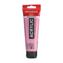 Фарба акрилова Amsterdam 385, Хінакрідон рожевий світлий 120 мл