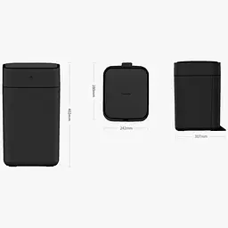 Розумний кошик для сміття Townew T1S Black [147716] - мініатюра 11