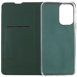 Шкіряний чохол-книжка GETMAN Elegant (PU) для TECNO Camon 19 Зелений - мініатюра 4