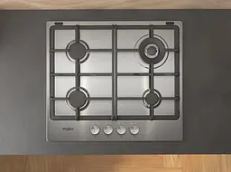 Whirlpool Варильна поверхня газова, 60см, чугун TKRL661IXEU - мініатюра 9