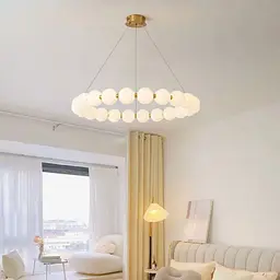 Люстра із серії Mysa Pearl Ø 80 см на 3 світлових режими | Арт. 77068-800 | Line F - мініатюра 7