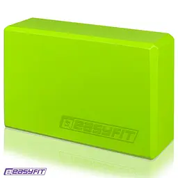 Блок для йоги EasyFit EVA Салатовий - мініатюра 2