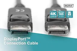 Кабель DisplayPort 4K Digitus 2m black - мініатюра 4