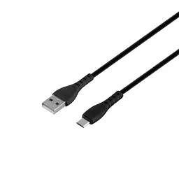 Кабель XO NB-Q165 3A fast charging usb cable micro Black